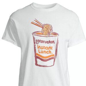 Maruchan Instant Lunch Ramen Graphic Men's Cotton Shirt Size M